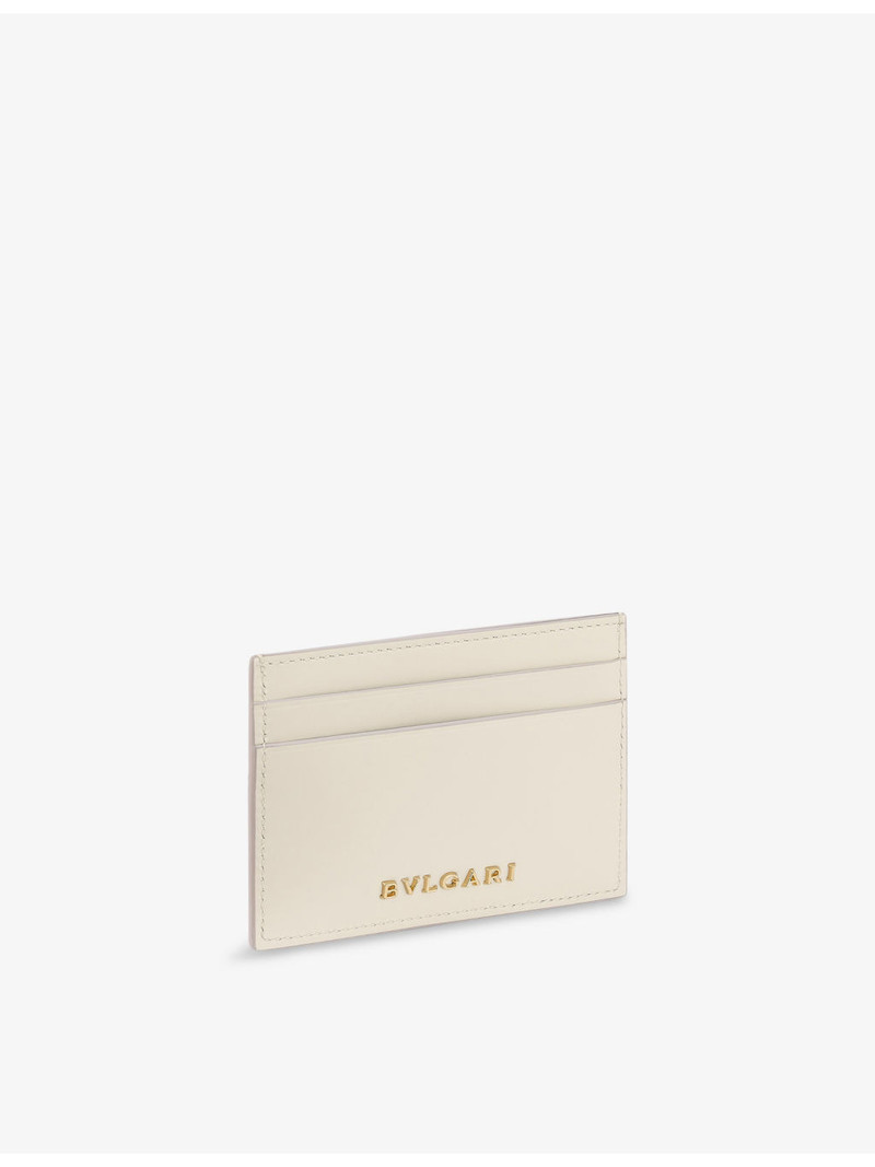 BVLGARI Serpenti Forever Embellished Leather Card Holder outlook