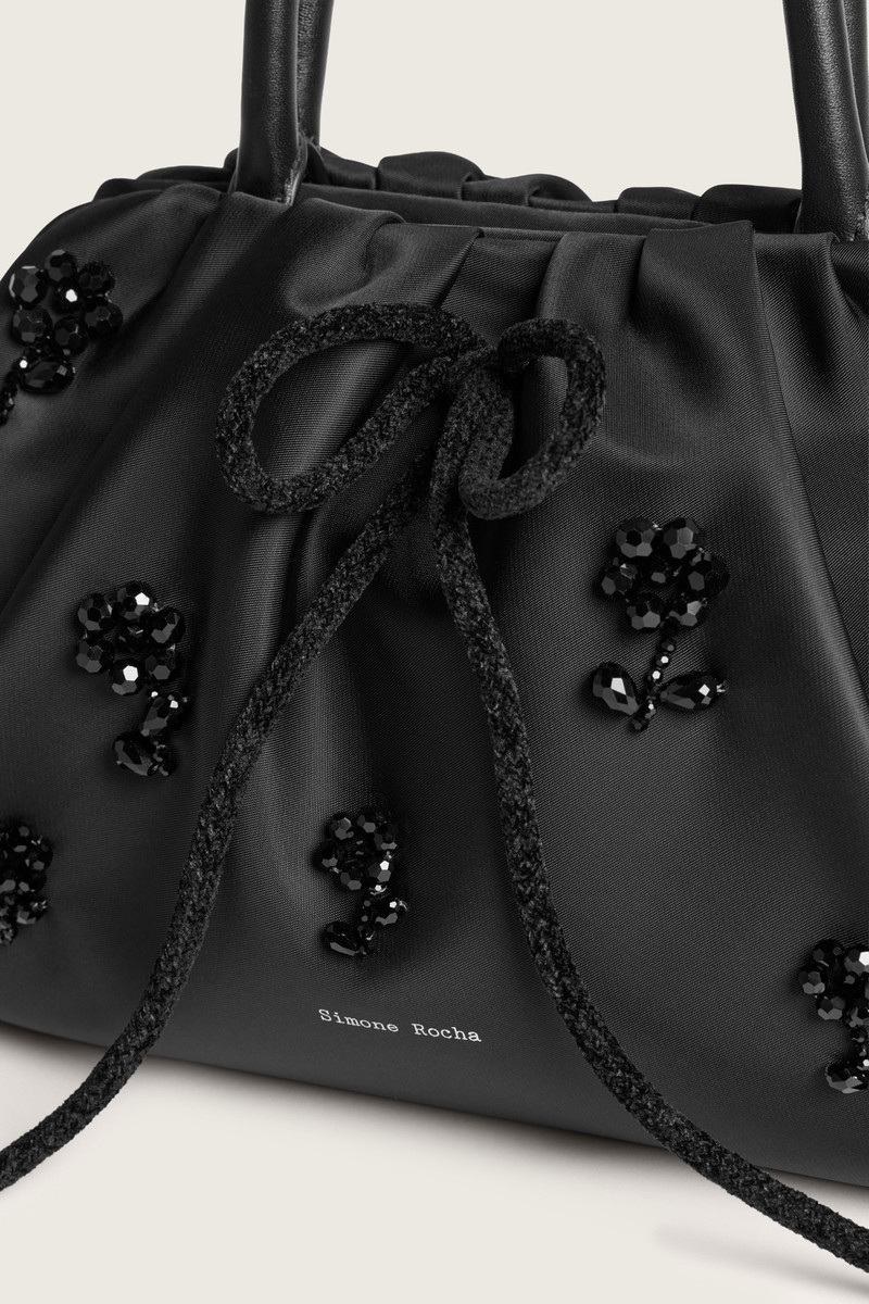 Embellished Gathered Top Handle Bag 3