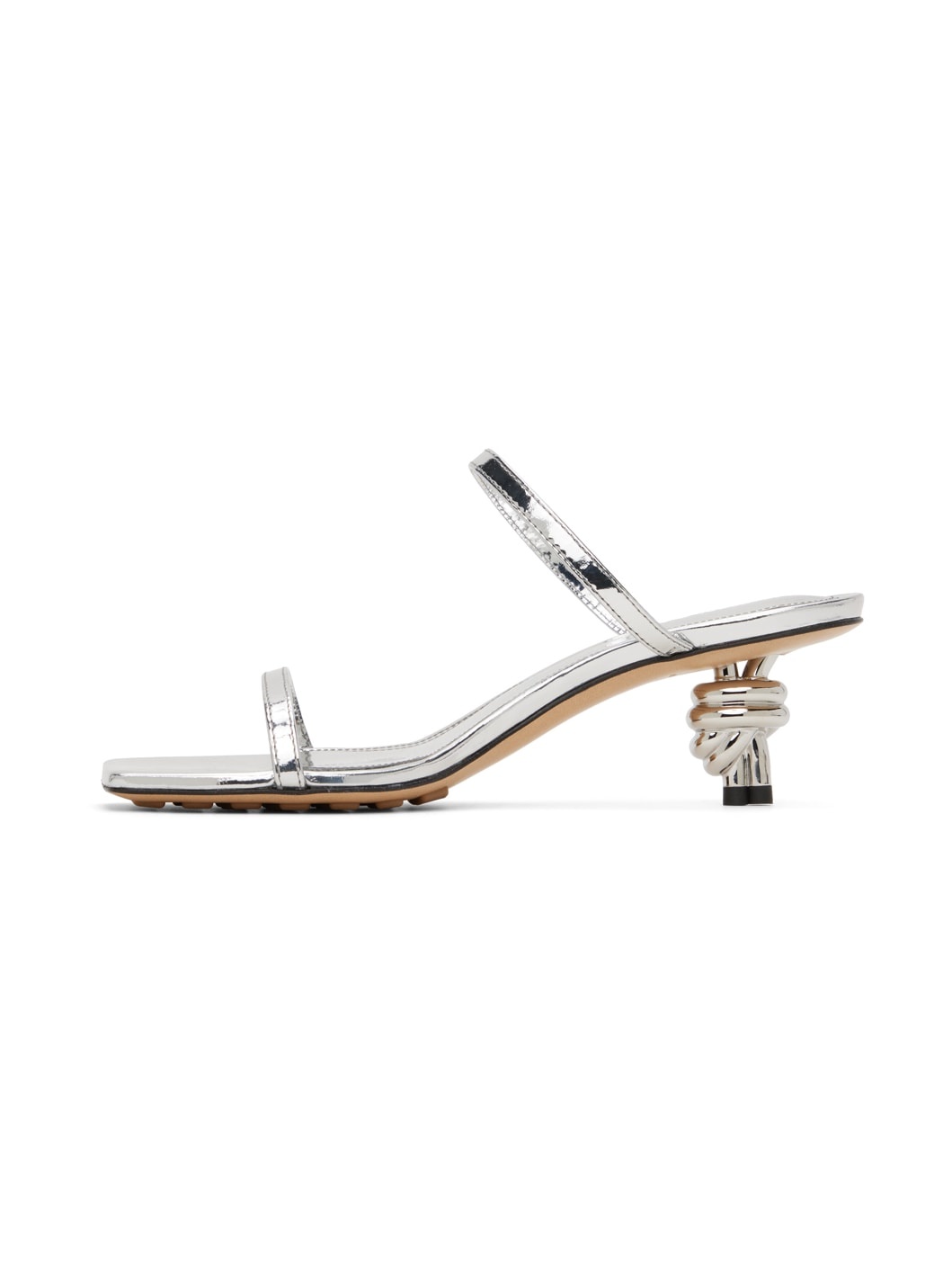 Silver Knot Mules - 3