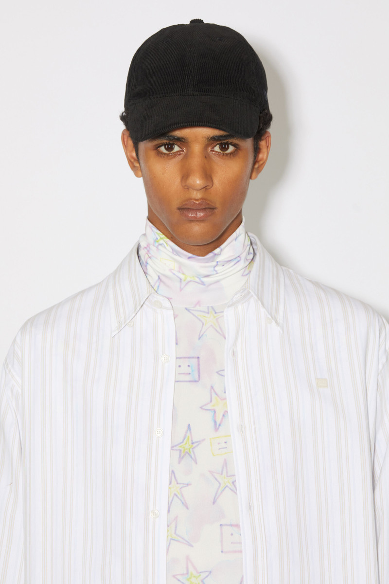 Micro Face patch cap - Black 3