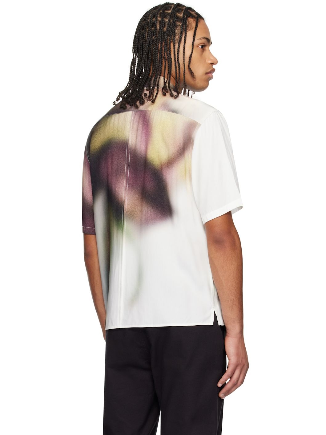 Off-White Dalton Rose-Print Shirt - 3