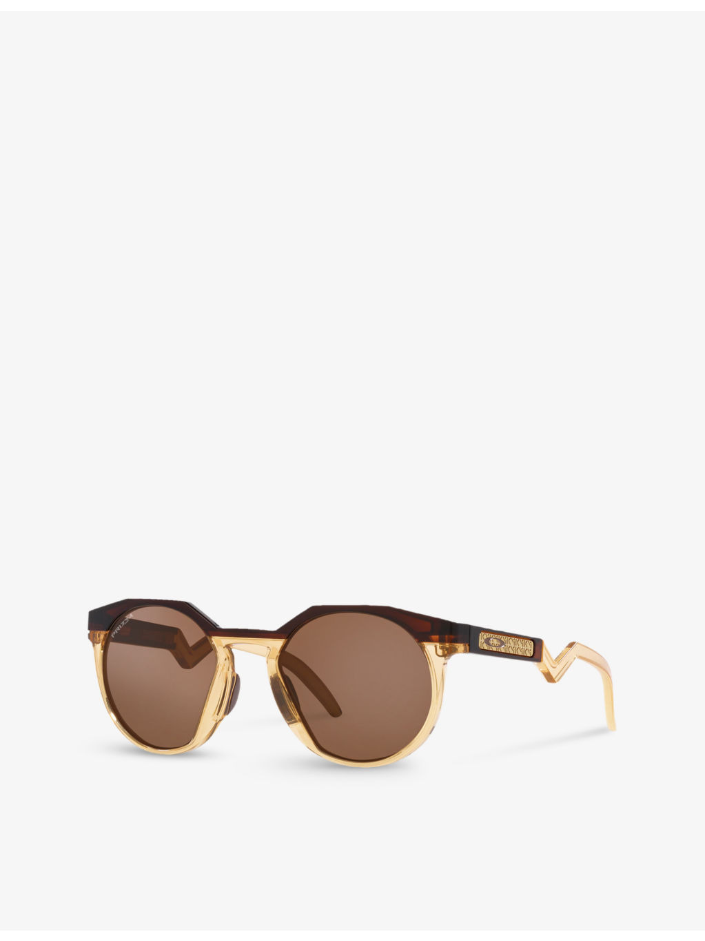 OO9242 round-shape tortoiseshell acetate sunglasses - 2