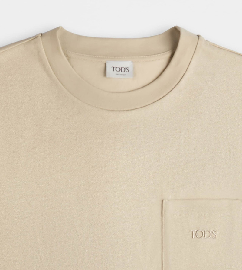T-SHIRT IN JERSEY - BEIGE 4
