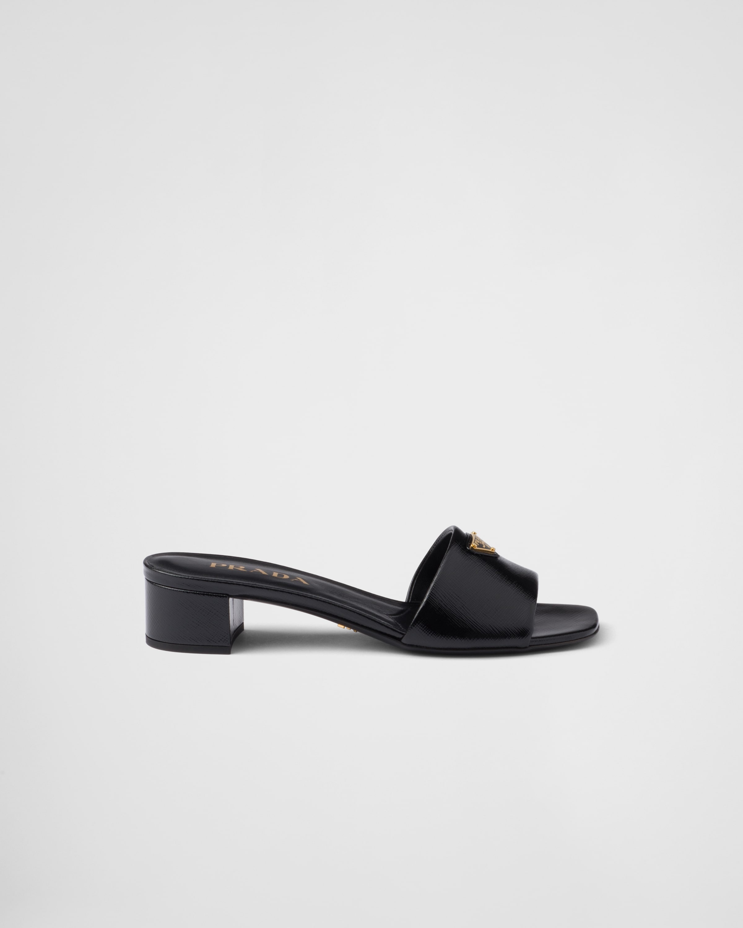 Saffiano patent leather sandals - 2