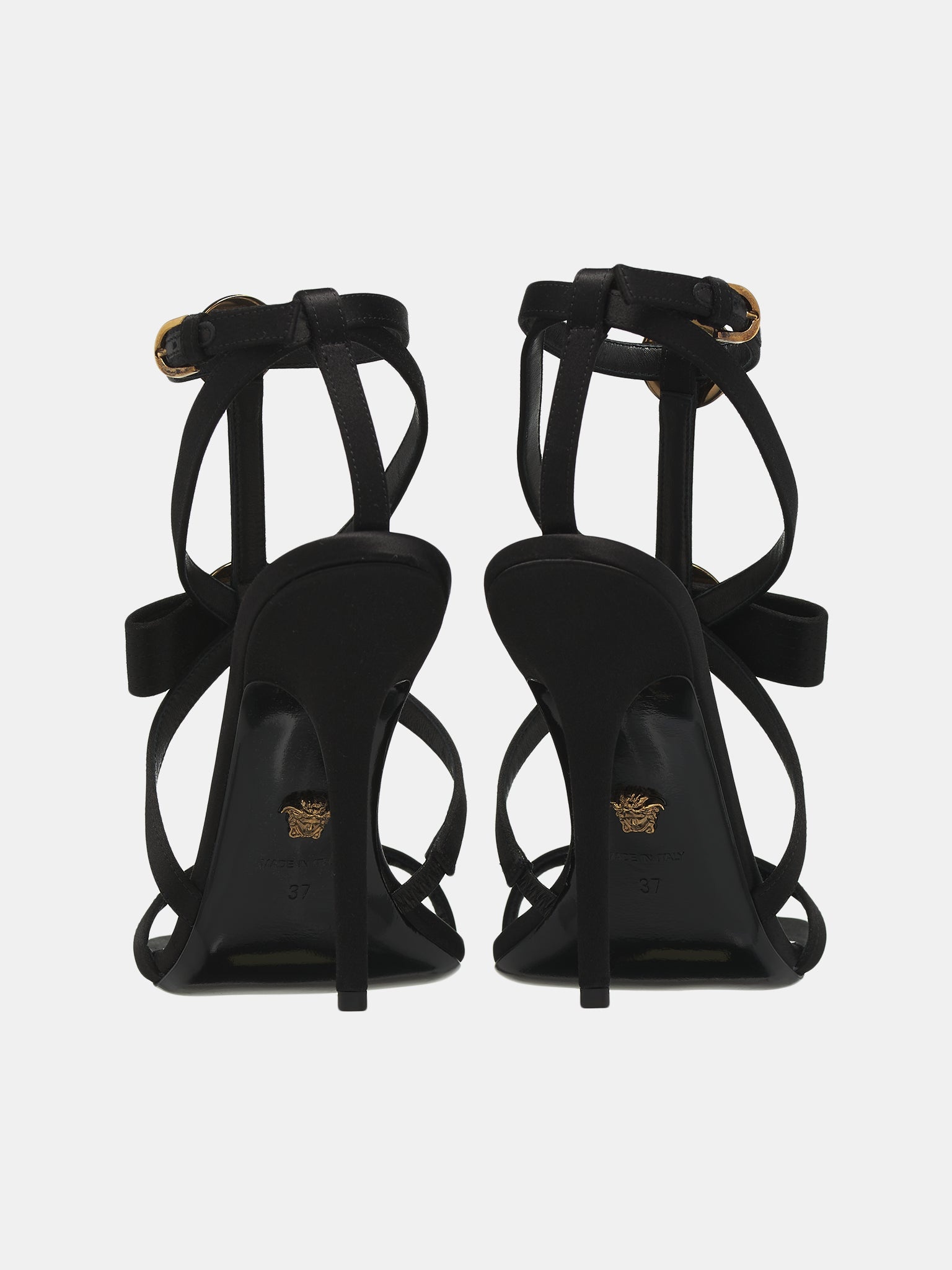 Gianni Ribbon Cage Sandals - 4