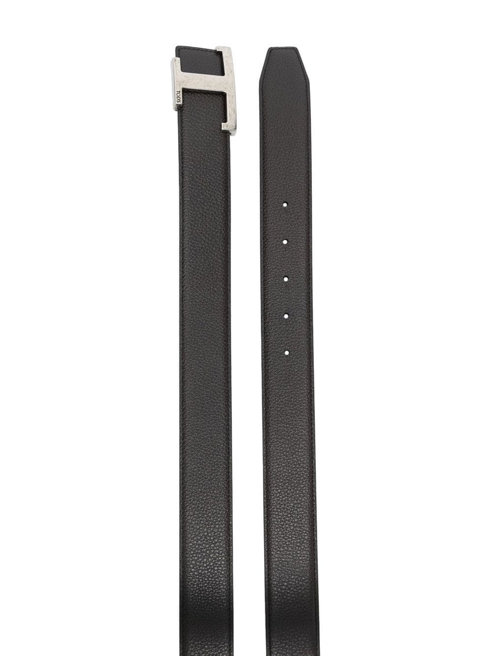 T-logo buckle belt - 2