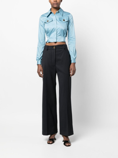 PATOU Iconic long wool trousers outlook