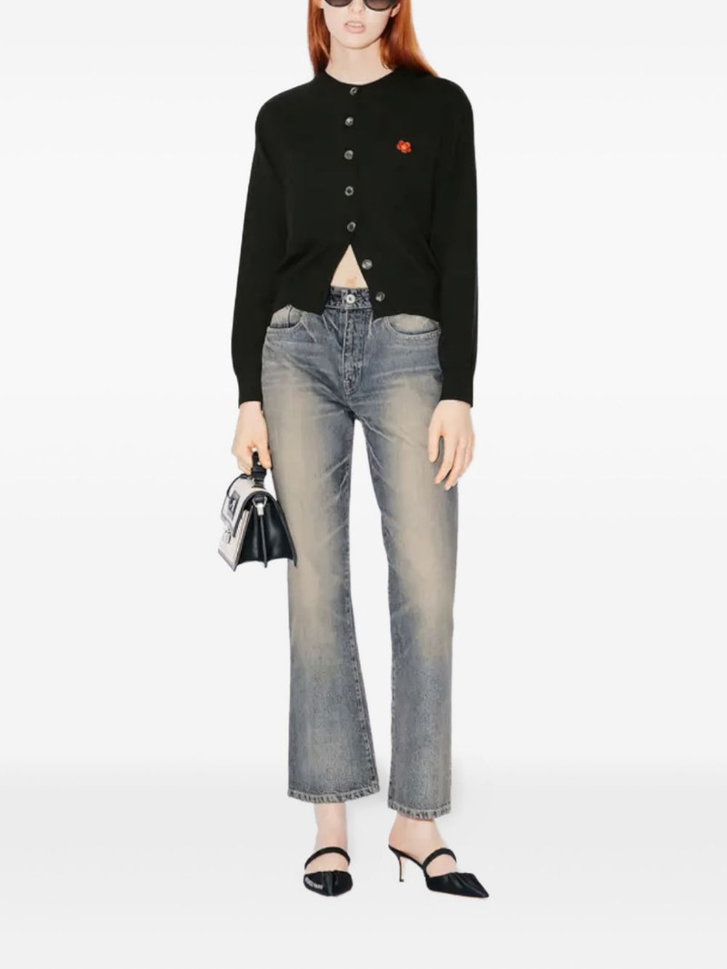 KENZO Bara logo-patch jeans outlook