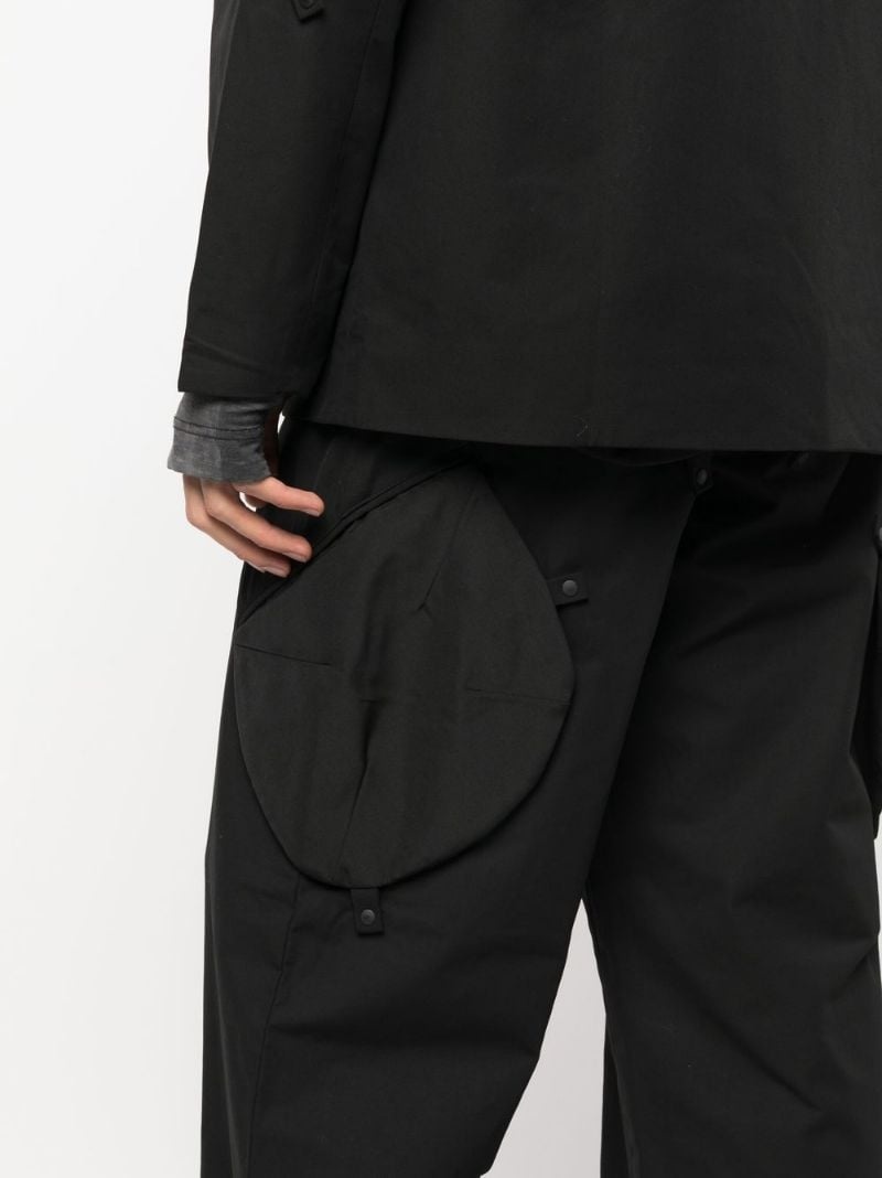 straight-leg utility trousers - 5