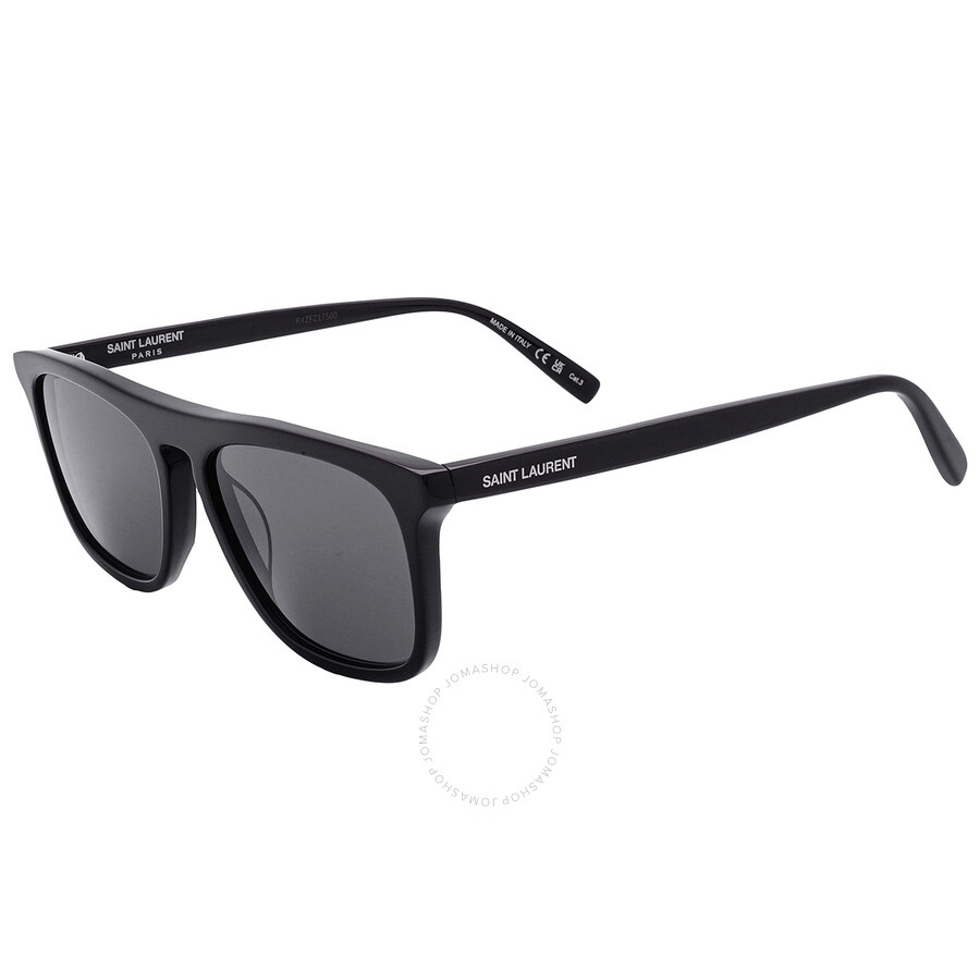 Saint Laurent Black Browline Men's Sunglasses SL 586 001 56 - 4