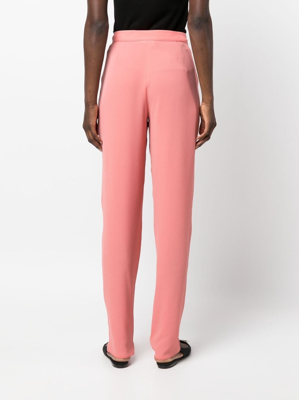 high-waisted tapered trousers - 4