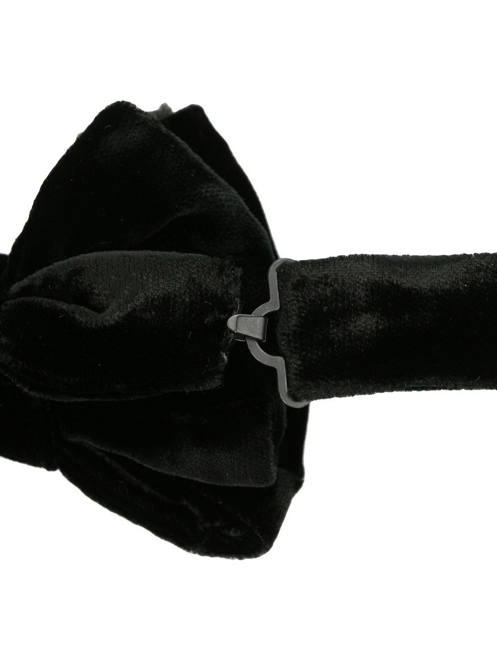 velvet plain bow tie - 3