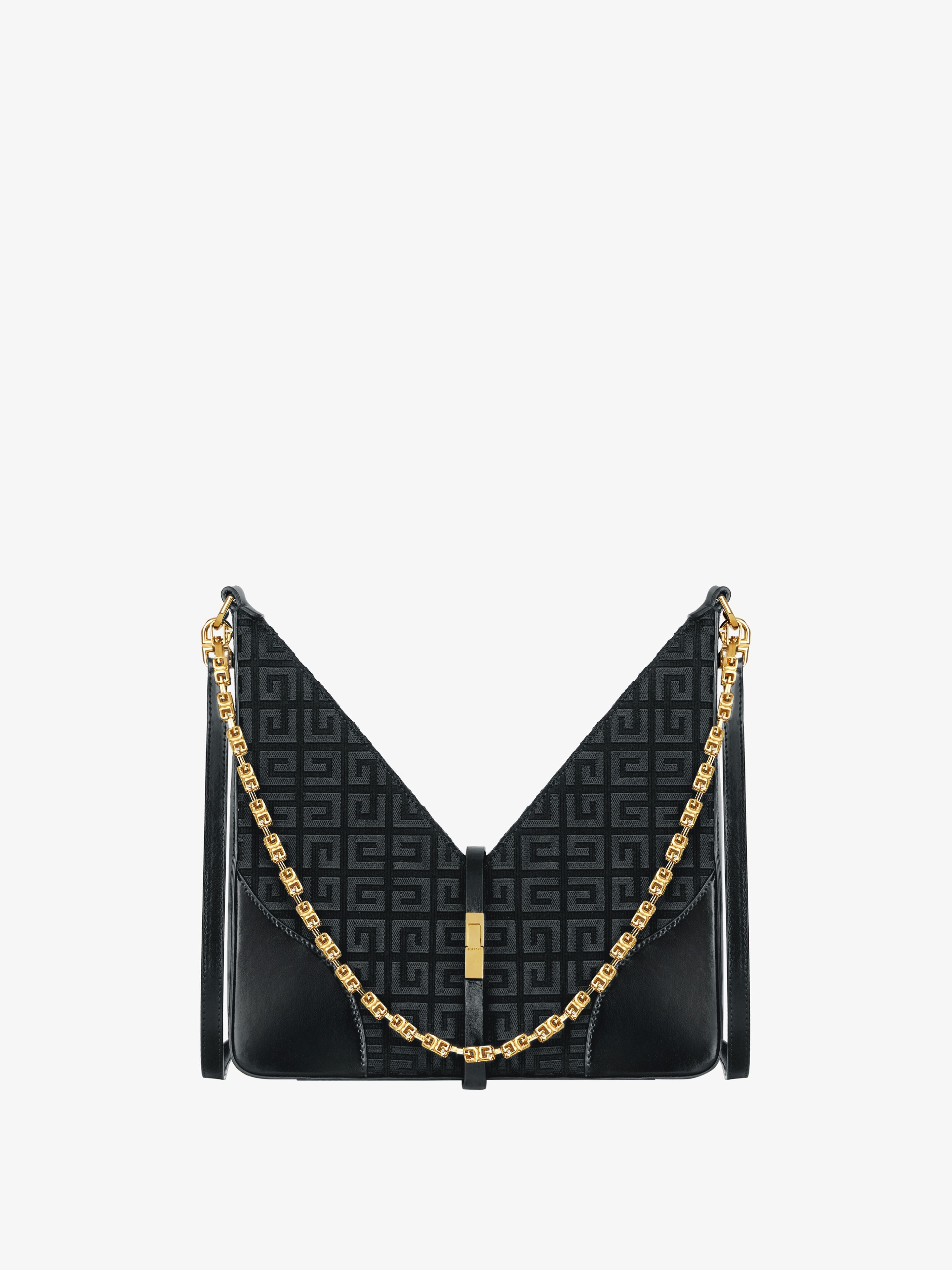 SMALL CUT OUT BAG IN 4G EMBROIDERED CANVAS - 1