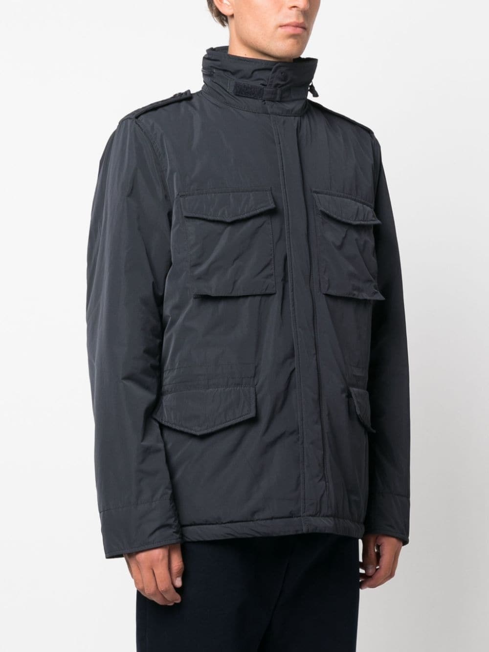 multi-pocket military jacket - 3