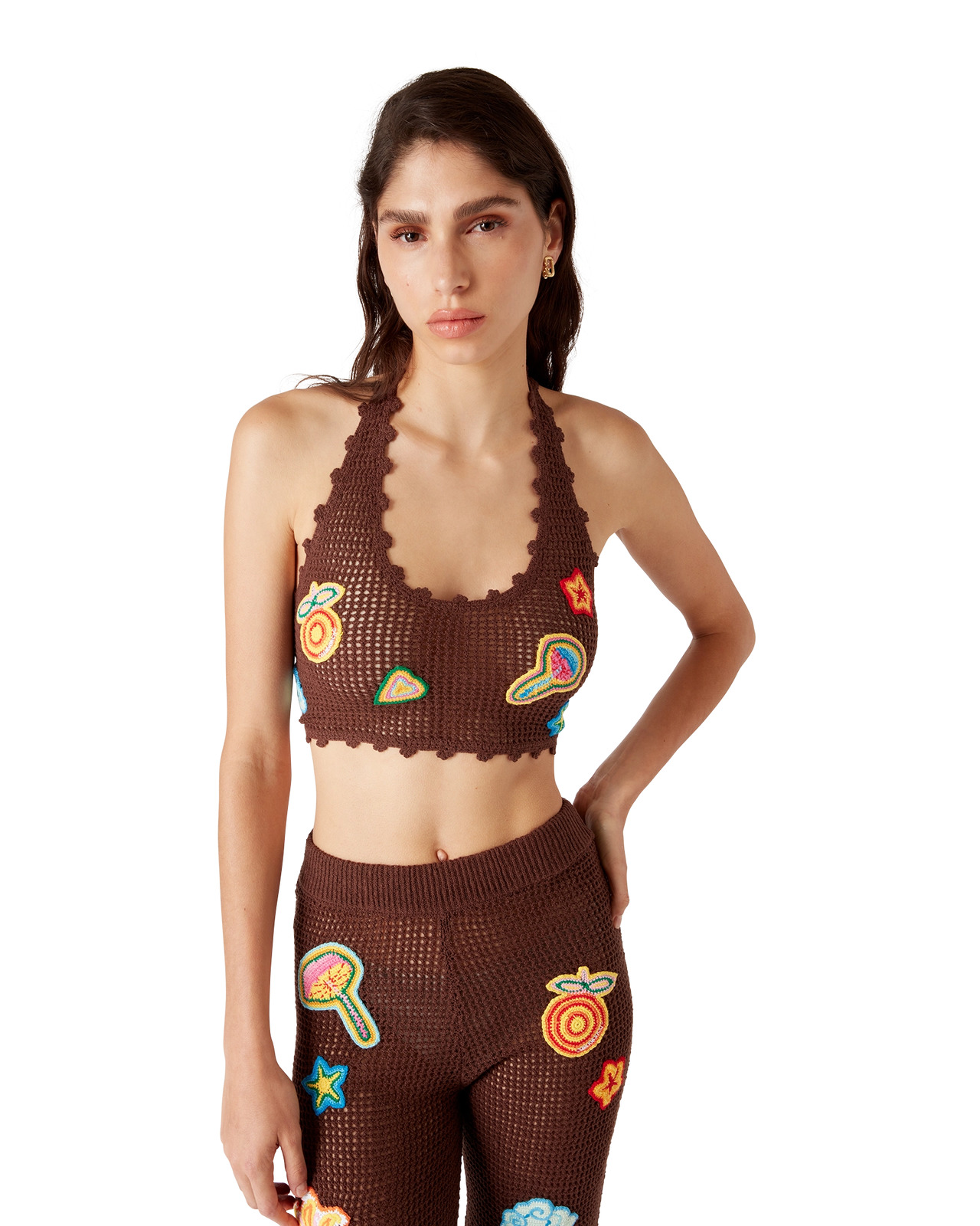 Motif Crochet Crop Top | Casablanca Paris - 4