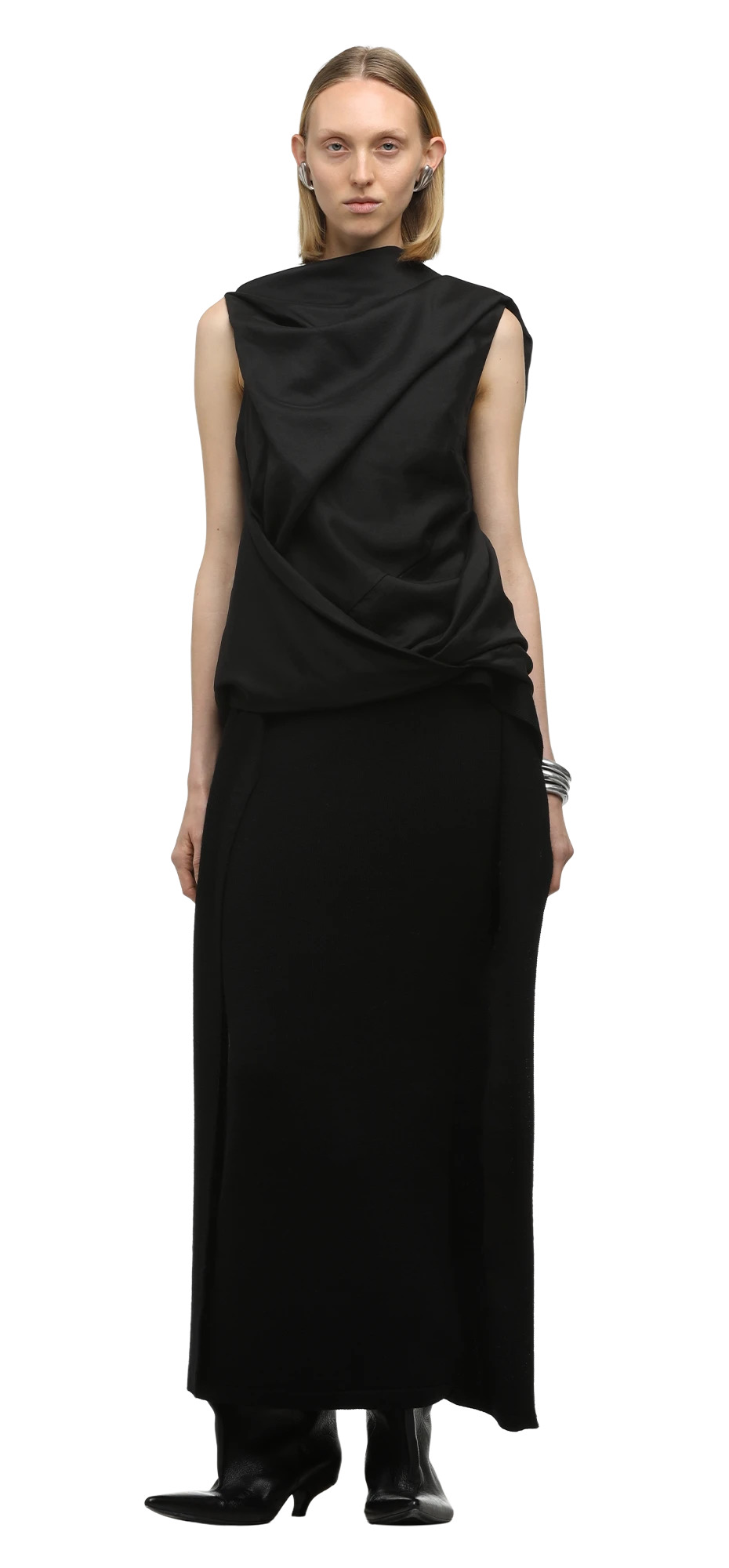 TIER SKIRT BLACK - 3