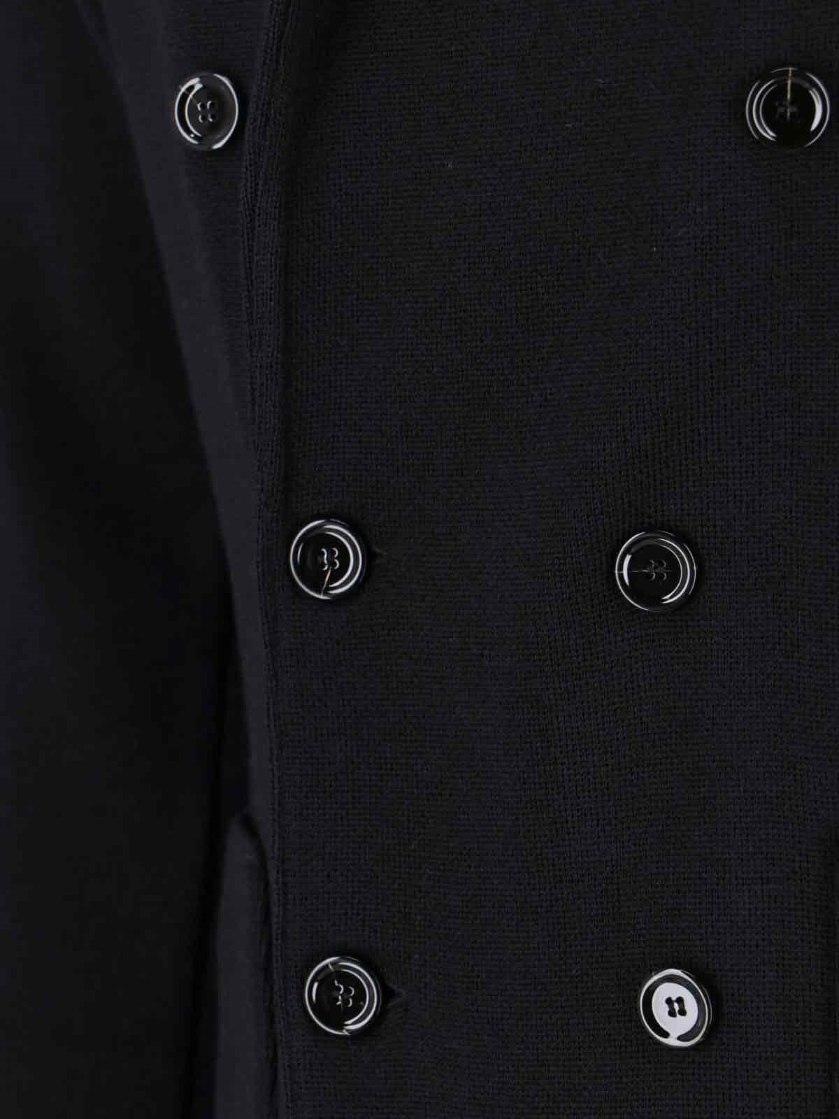 DOUBLE-BREASTED VIRGIN WOOL BLAZER - 4