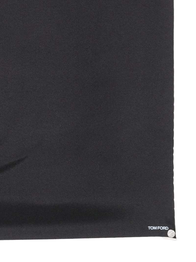 TOM FORD Tom Ford Logo-print Pocket Square outlook
