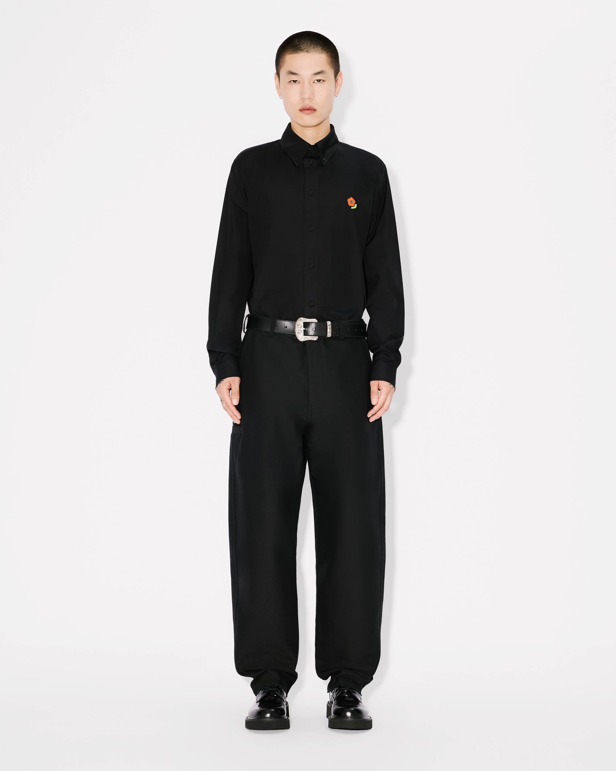 'KENZO Pop' casual embroidered poplin shirt - 5