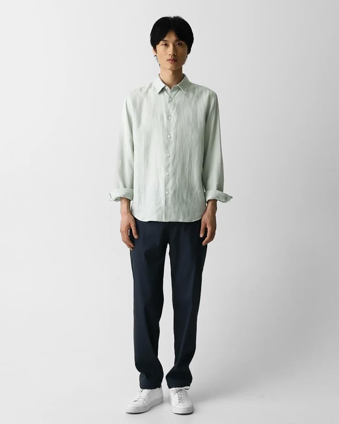 Irving Shirt in Relaxed Linen - 8