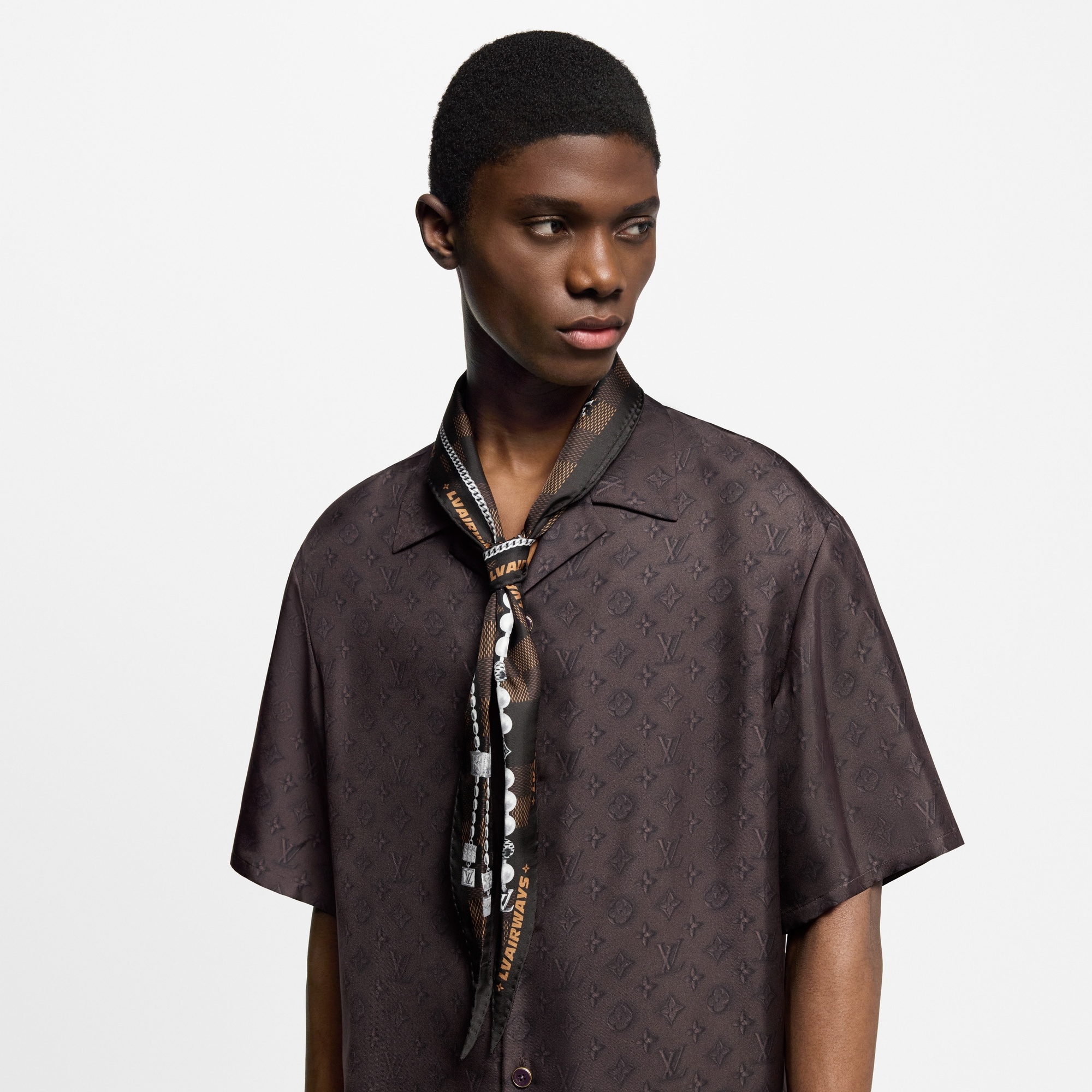 Damier Tied Up Silk Losange - 4