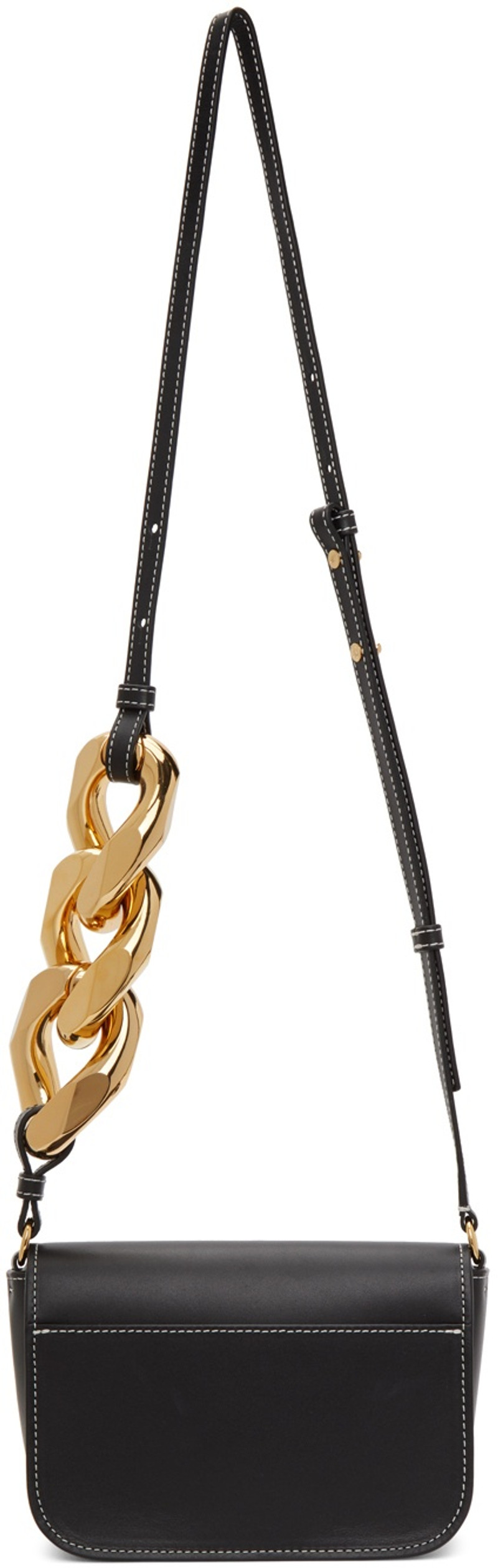Black Midi Chain Anchor Bag 3