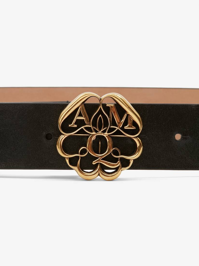 Seal Logo Belt in Black 3