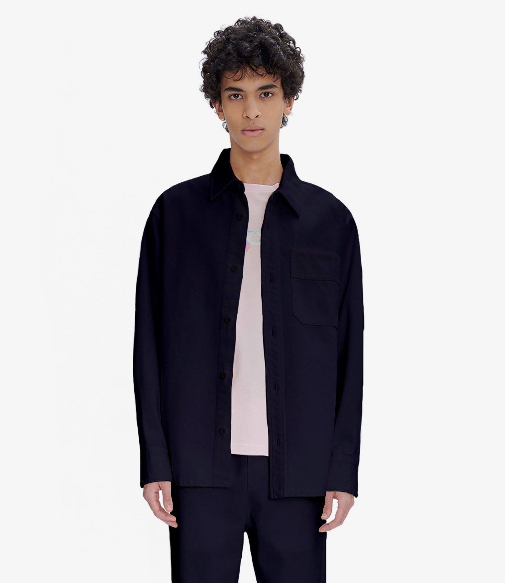 Basile Brodée Poitrine overshirt - 2