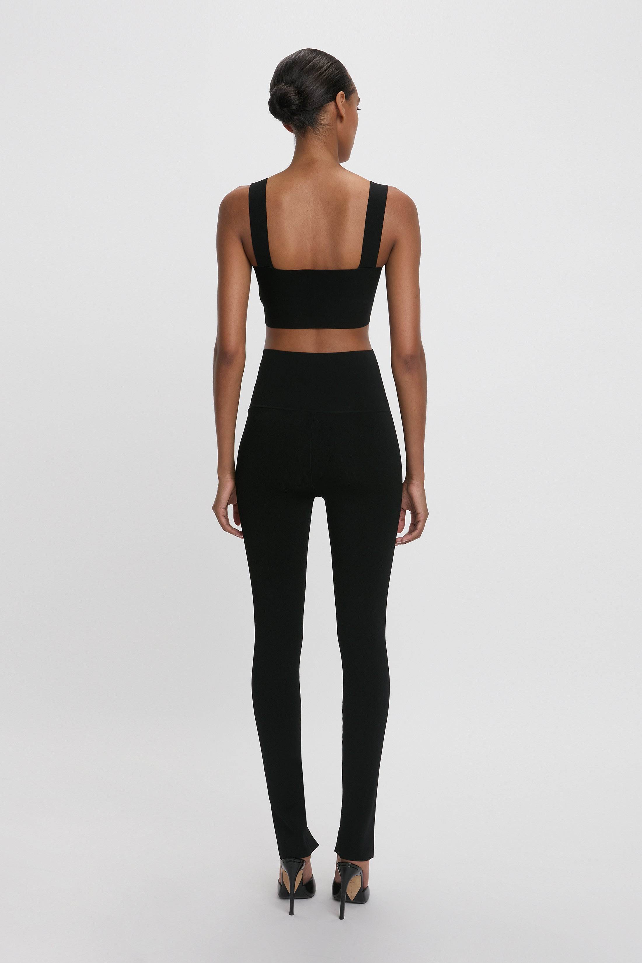 VB Body Strap Bandeau Top In Black - 4