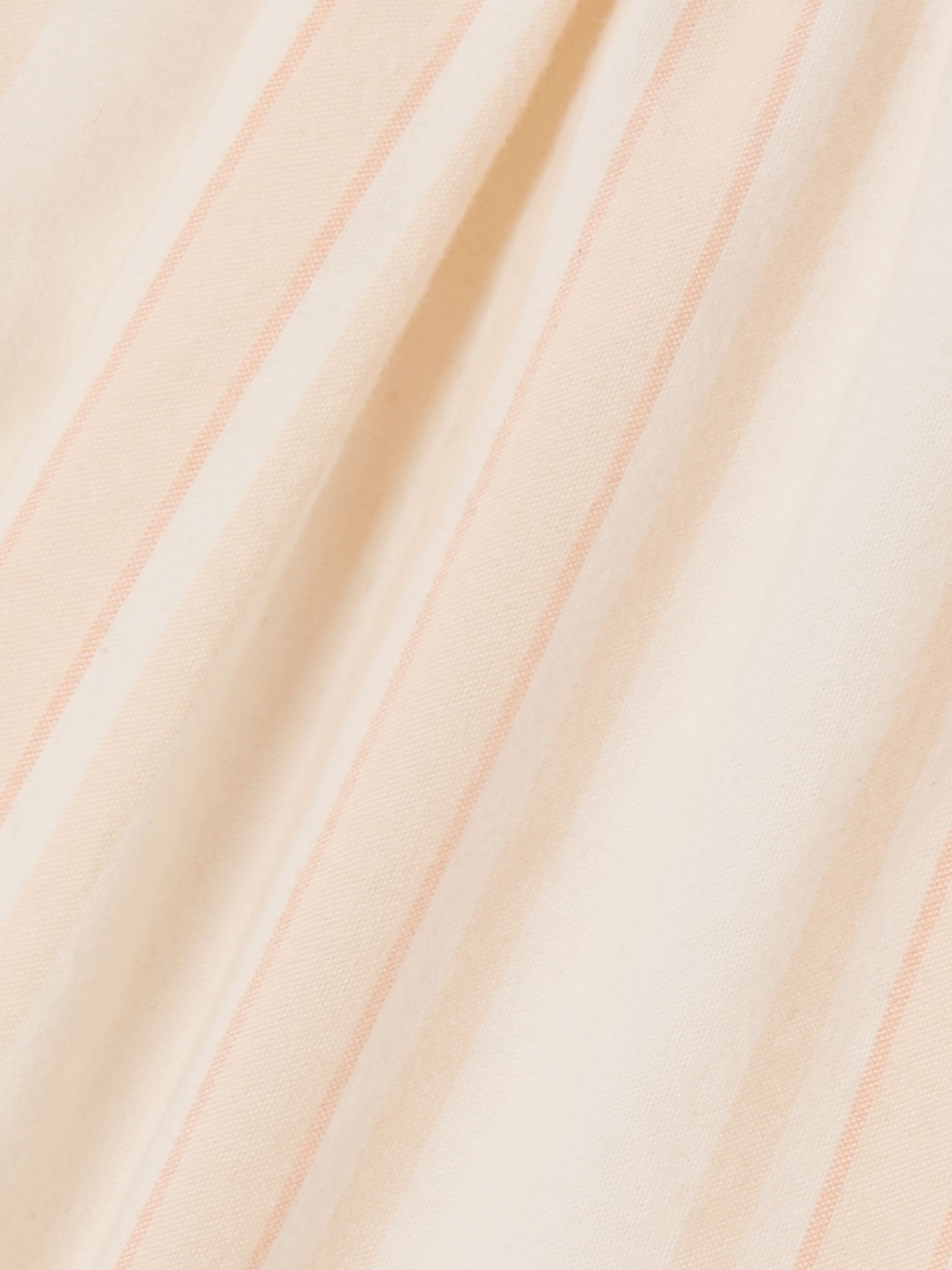 Striped cotton-poplin shorts Pink - 4