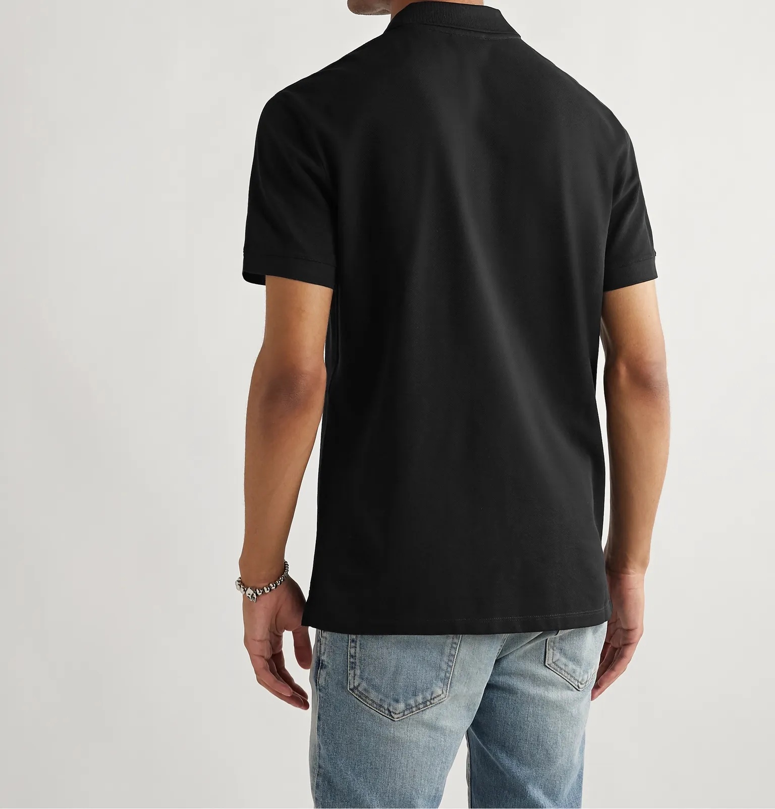 Appliquéd Cotton-Piqué Polo Shirt - 14