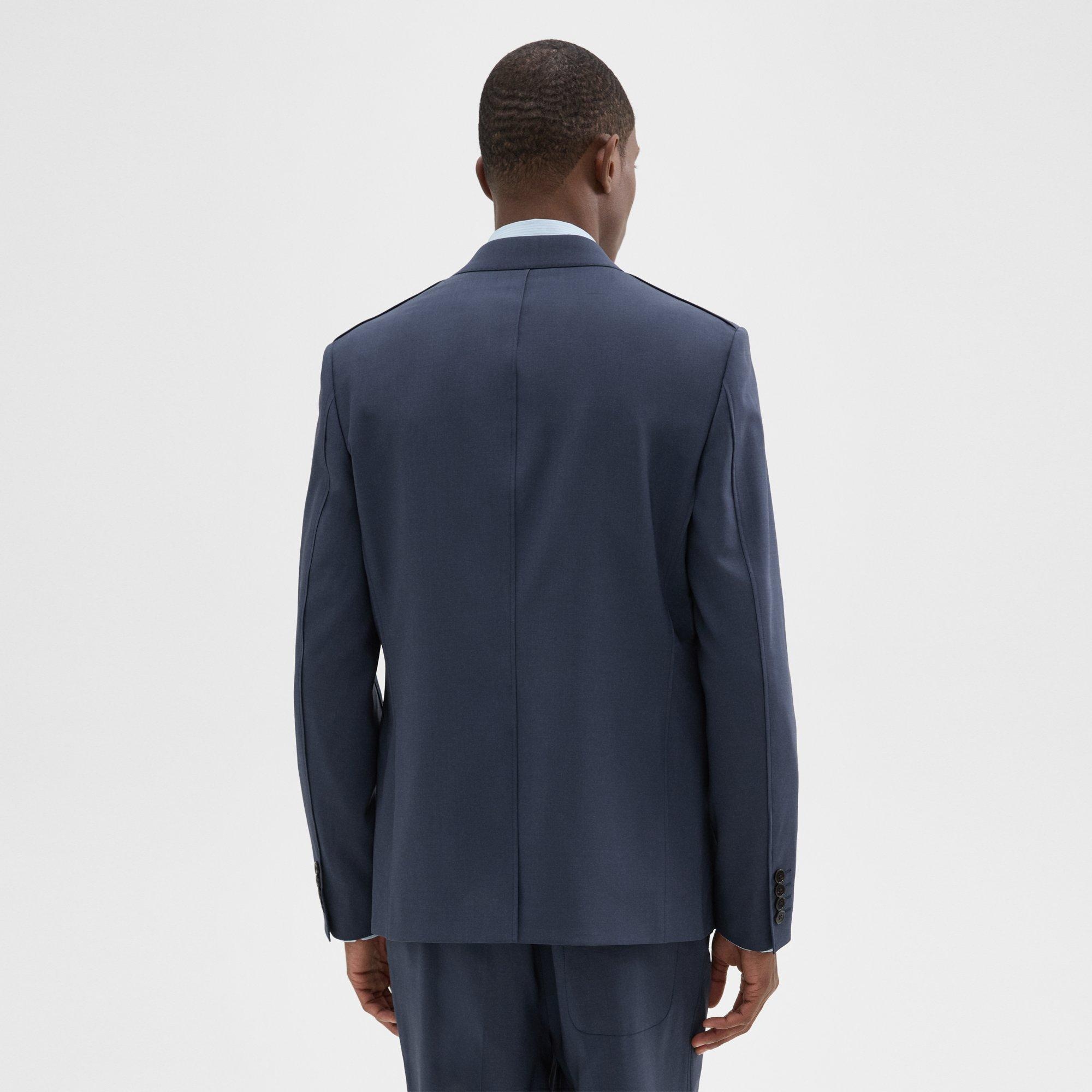 Virgin Wool Two-Button Blazer - 4