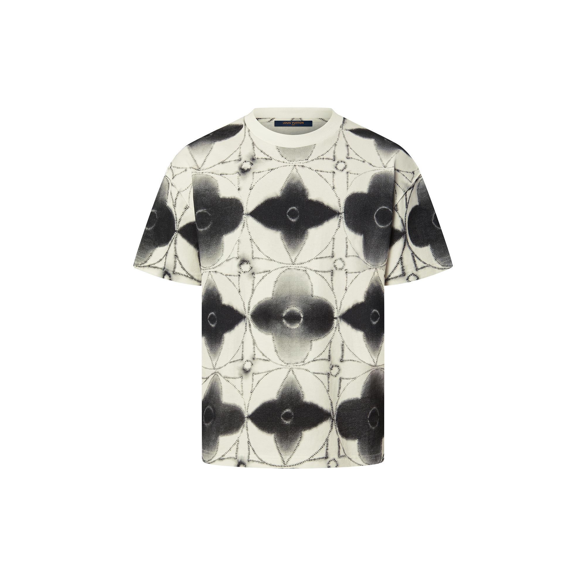 Printed Shibori Tie-Dye T-Shirt - 1