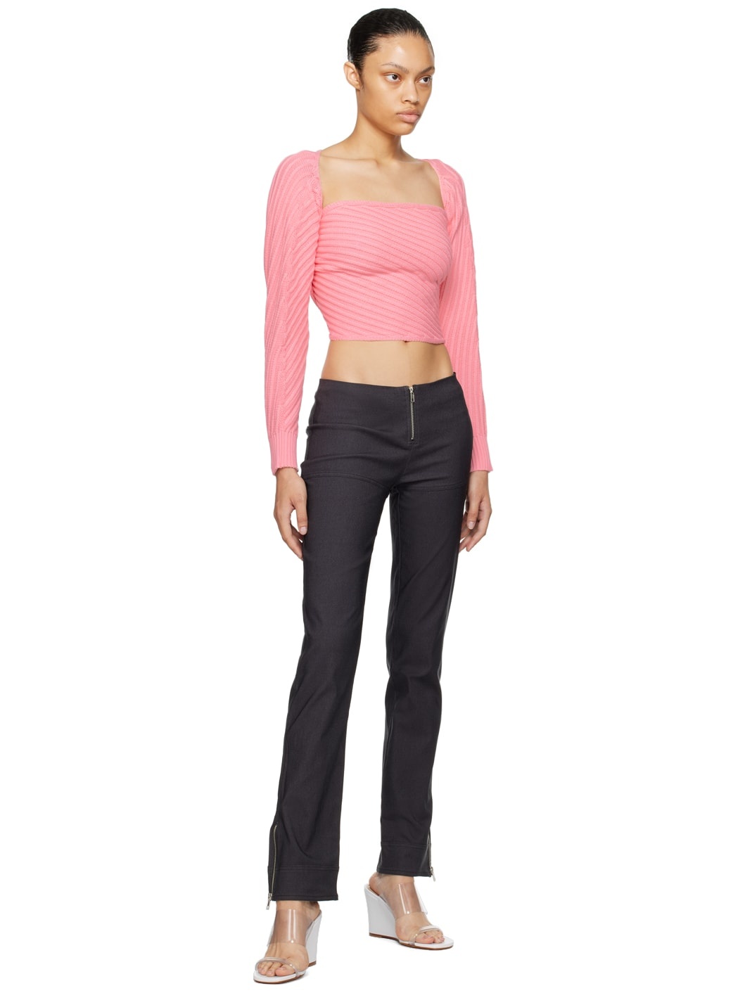 PInk Marianne Mangas Sweater - 4