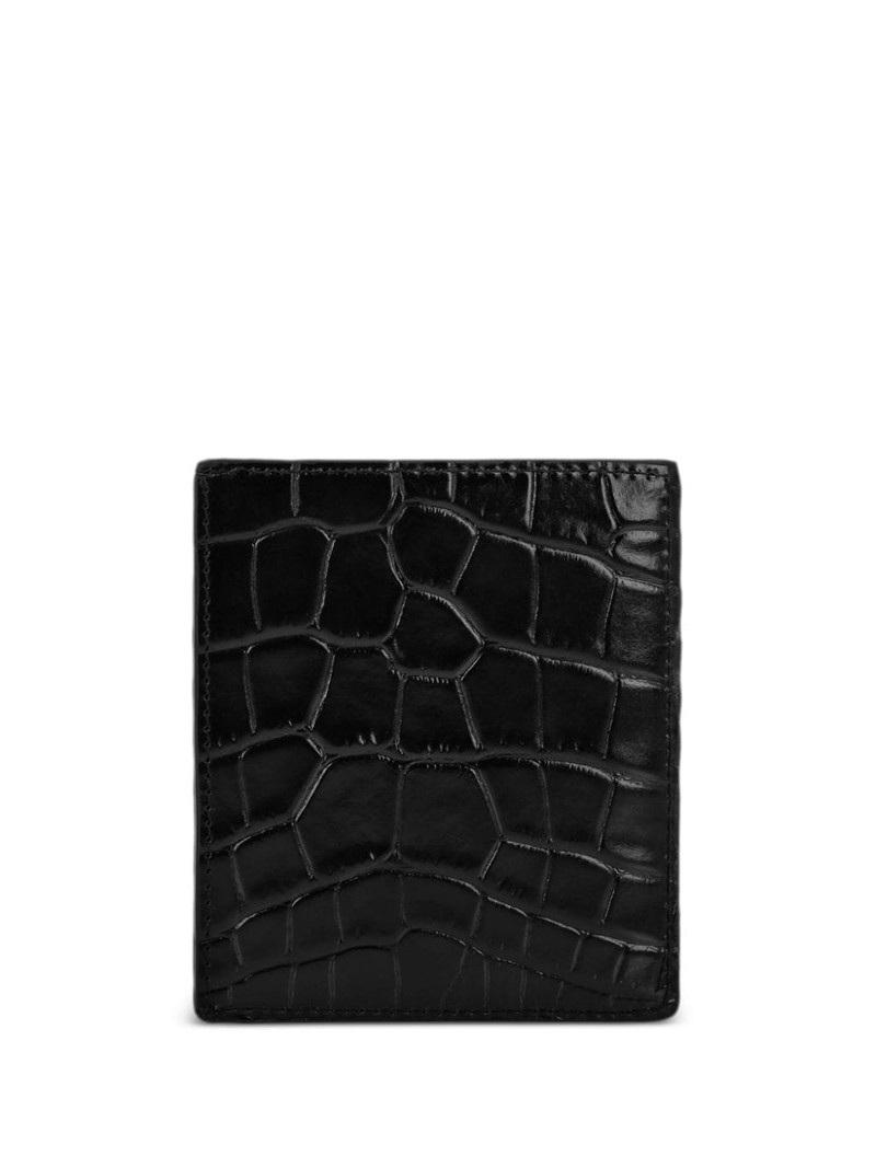 PHILIPP PLEIN crocodille-effect cardholder outlook