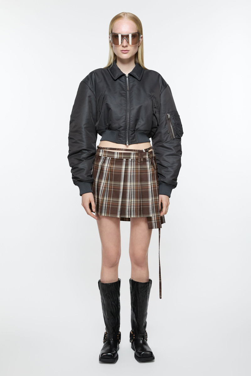 Acne Studios Leather buckle boots - Anthracite grey outlook