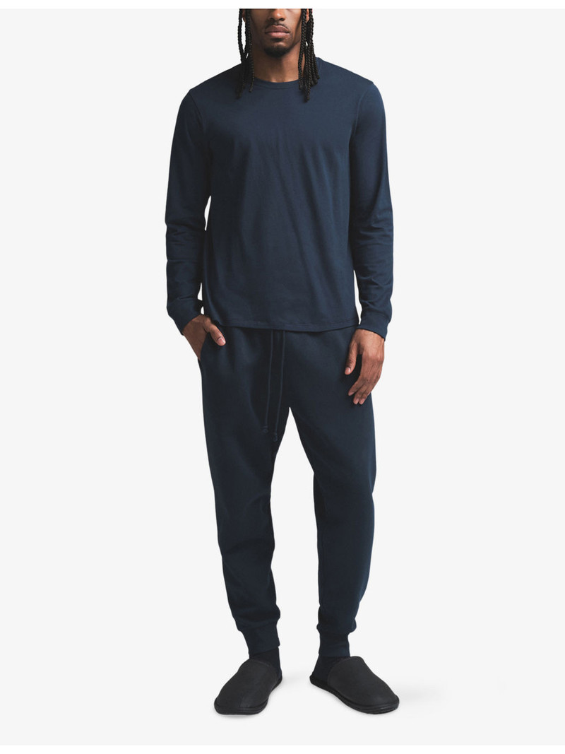 SKIMS Lounge Relaxed Cotton-Jersey Jogging Bottoms outlook