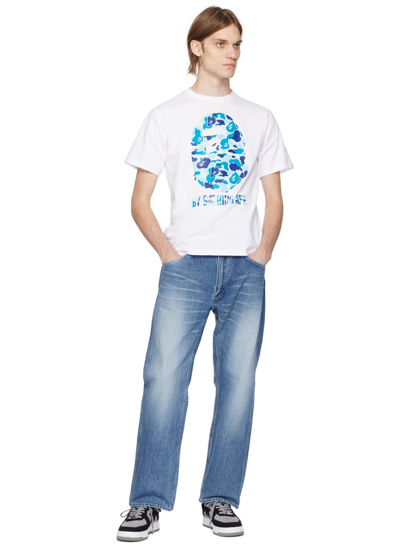 A BATHING APE® White  ABC Camo T-Shirt outlook