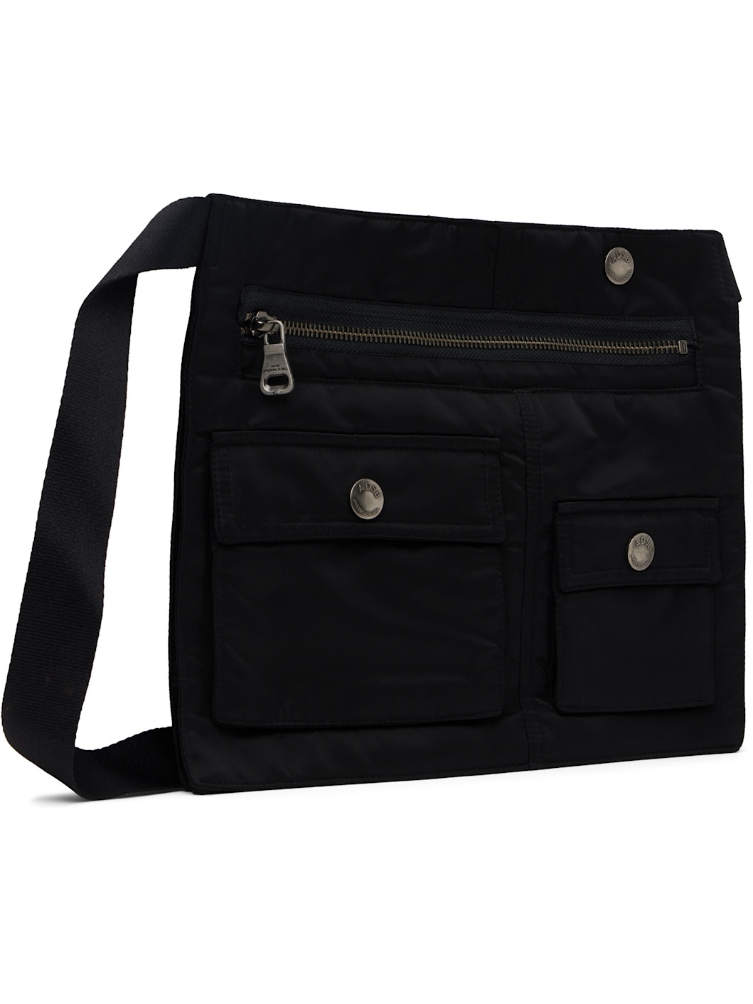 Black 3Way Pocket Messenger Bag - 2