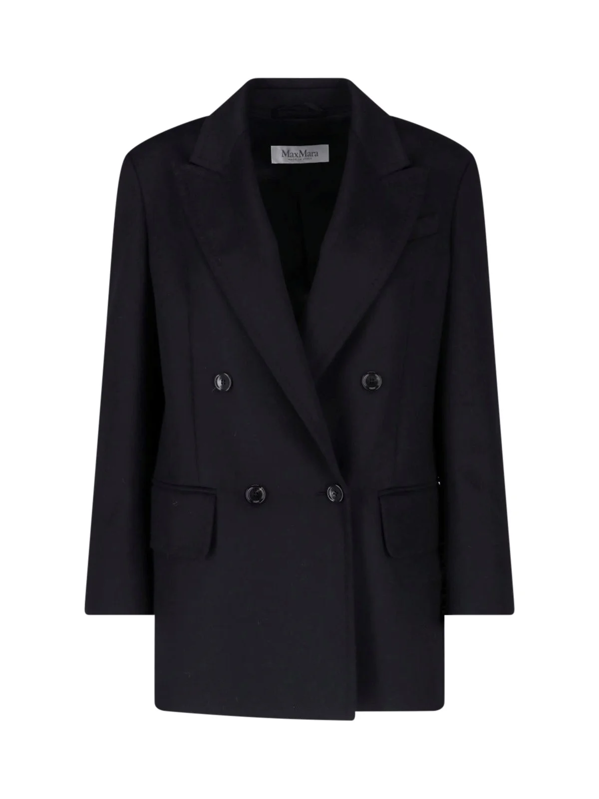 DOUBLE-BREASTED WOOL BLAZER - 1
