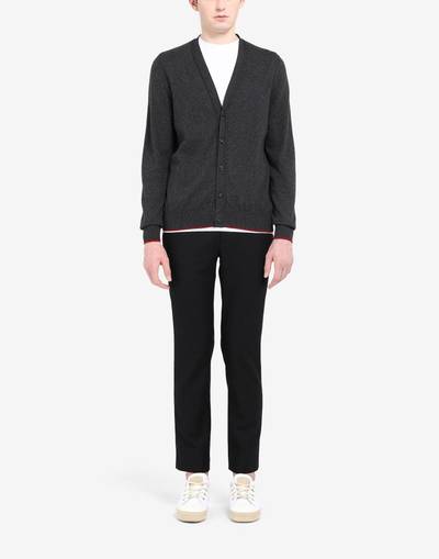 Maison Margiela Elbow patch cardigan outlook