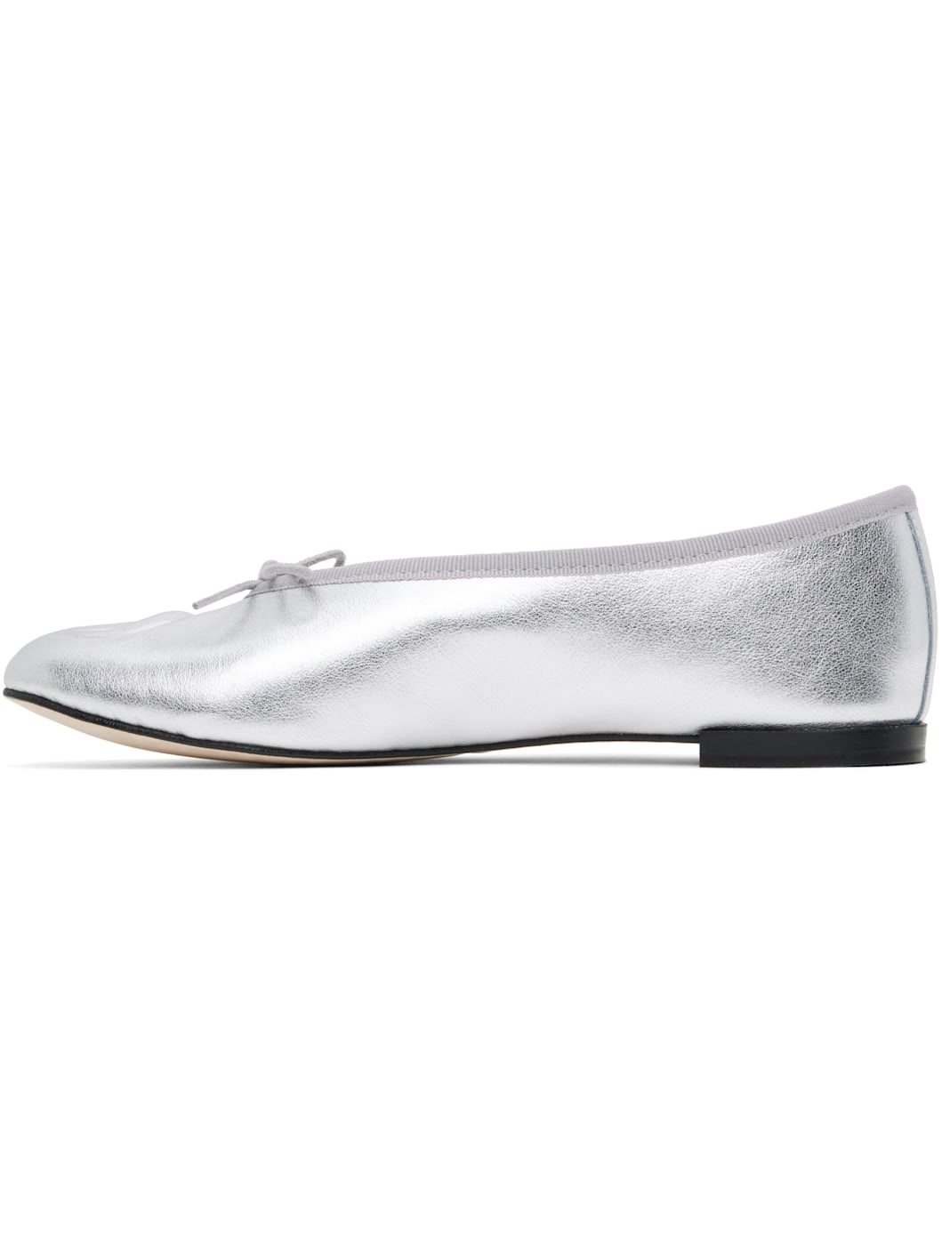 Silver Repetto Edition Lilouh Soft Nappa Ballerina Flats - 3