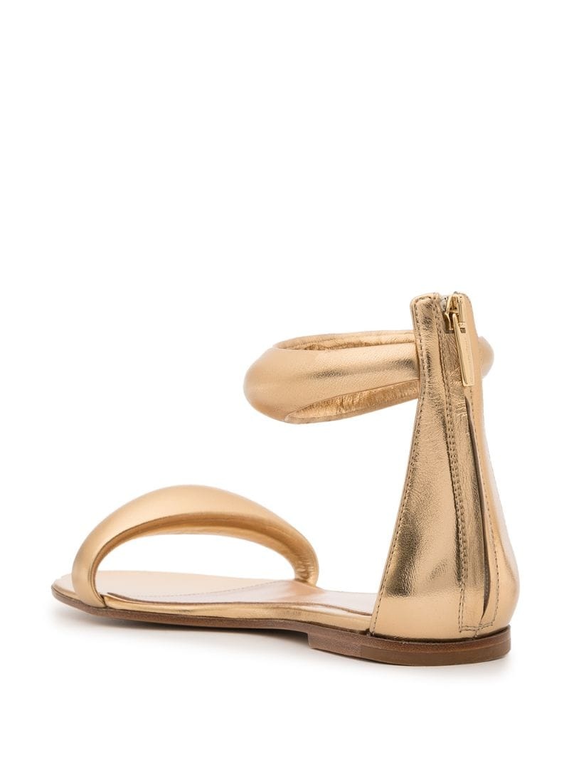 Bijoux 05 metallic-effect sandals - 3
