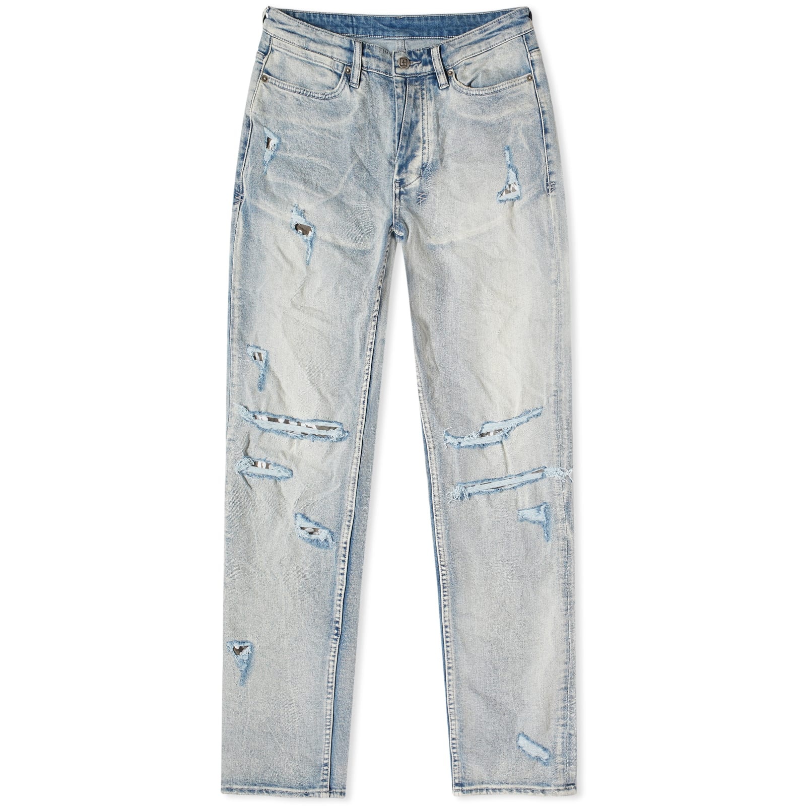 Ksubi Van Winkle Punk Blue Shred Jeans - 1