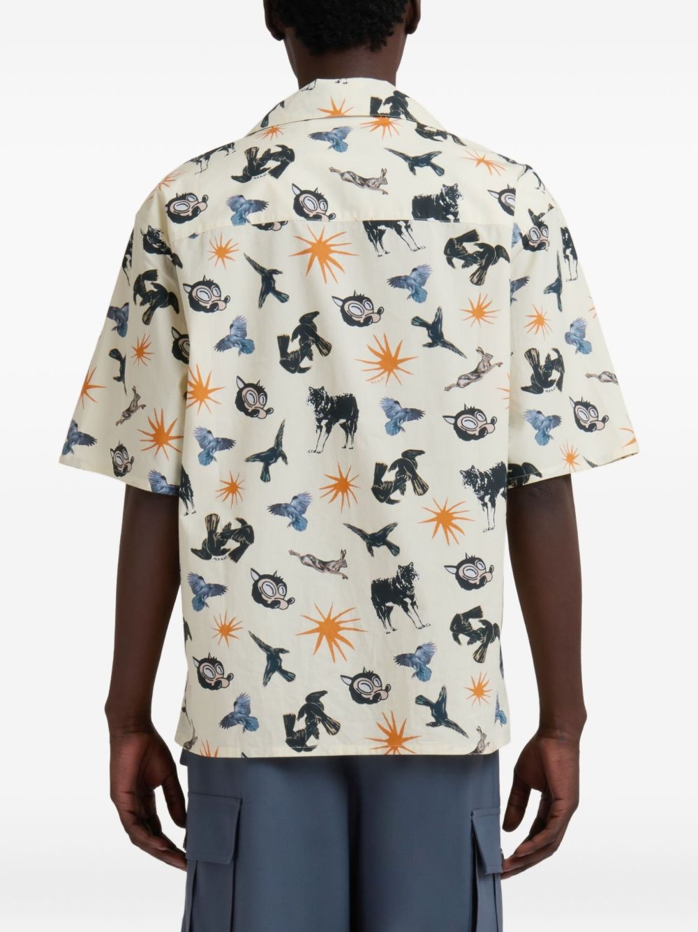 graphic print short-sleeve shirt - 3
