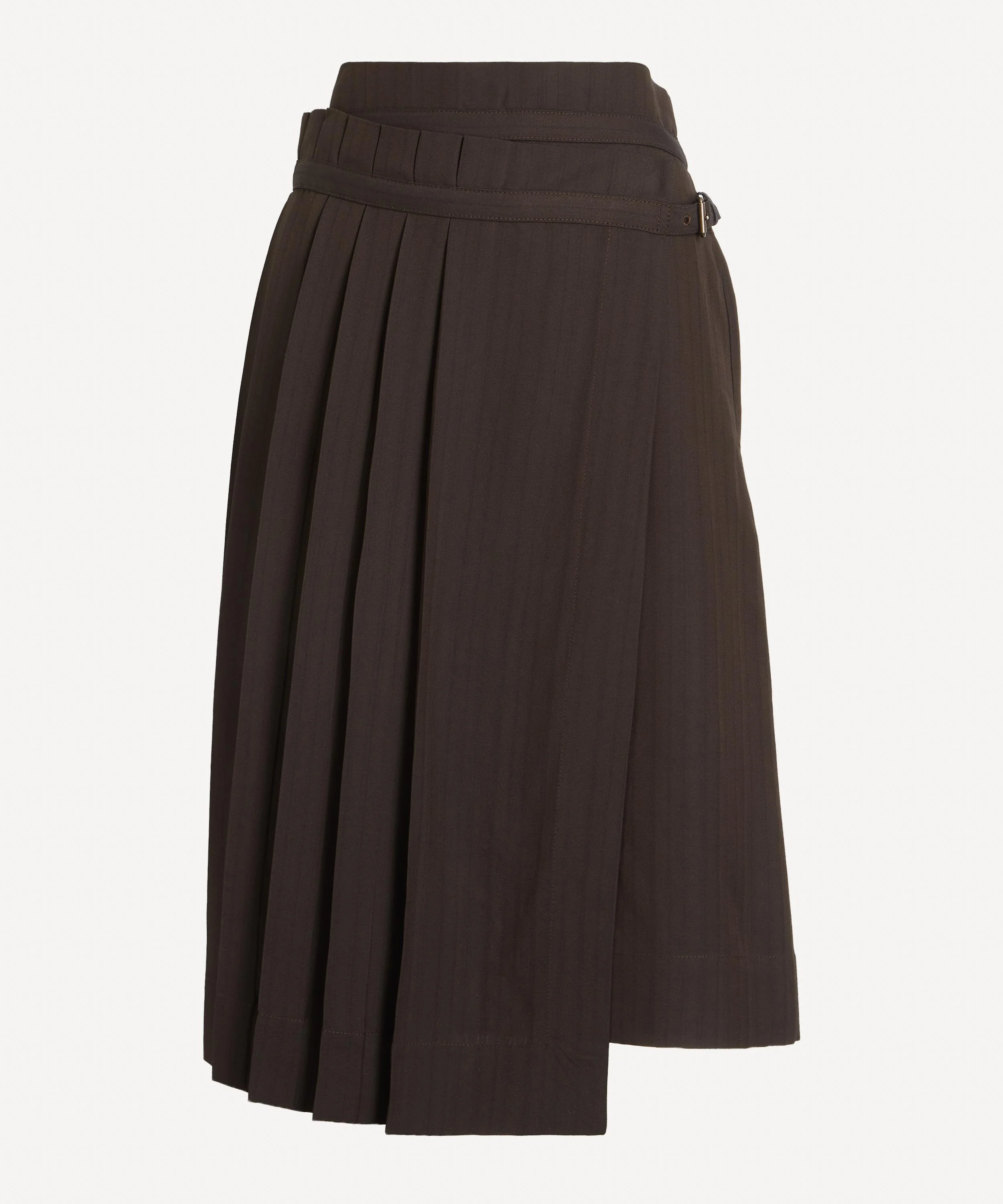 Pleated Wrap Skirt - 1
