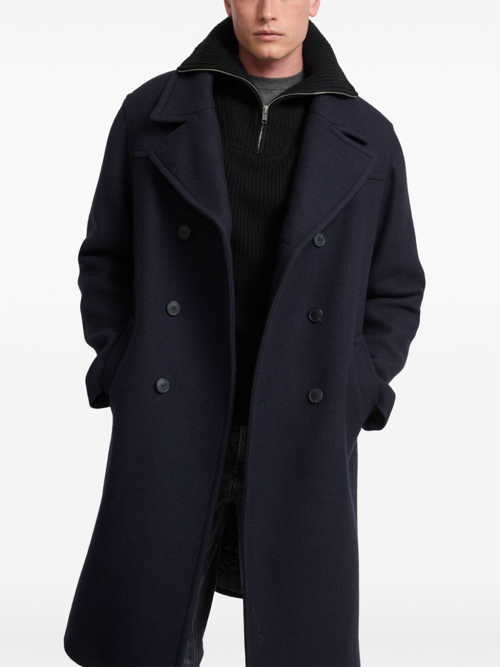 double-breasted coat - 4