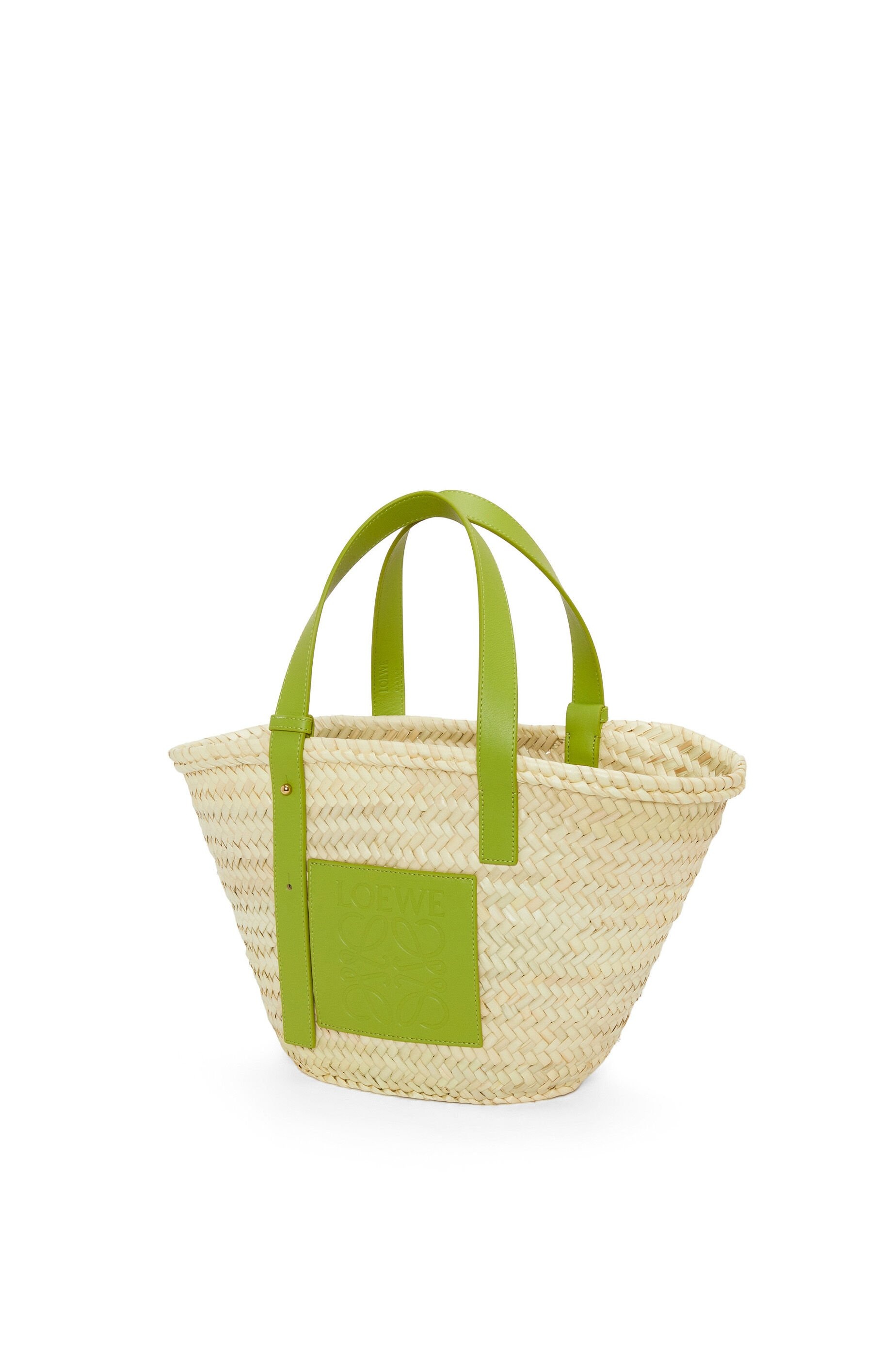 Basket bag in palm leaf and calfskin - 3