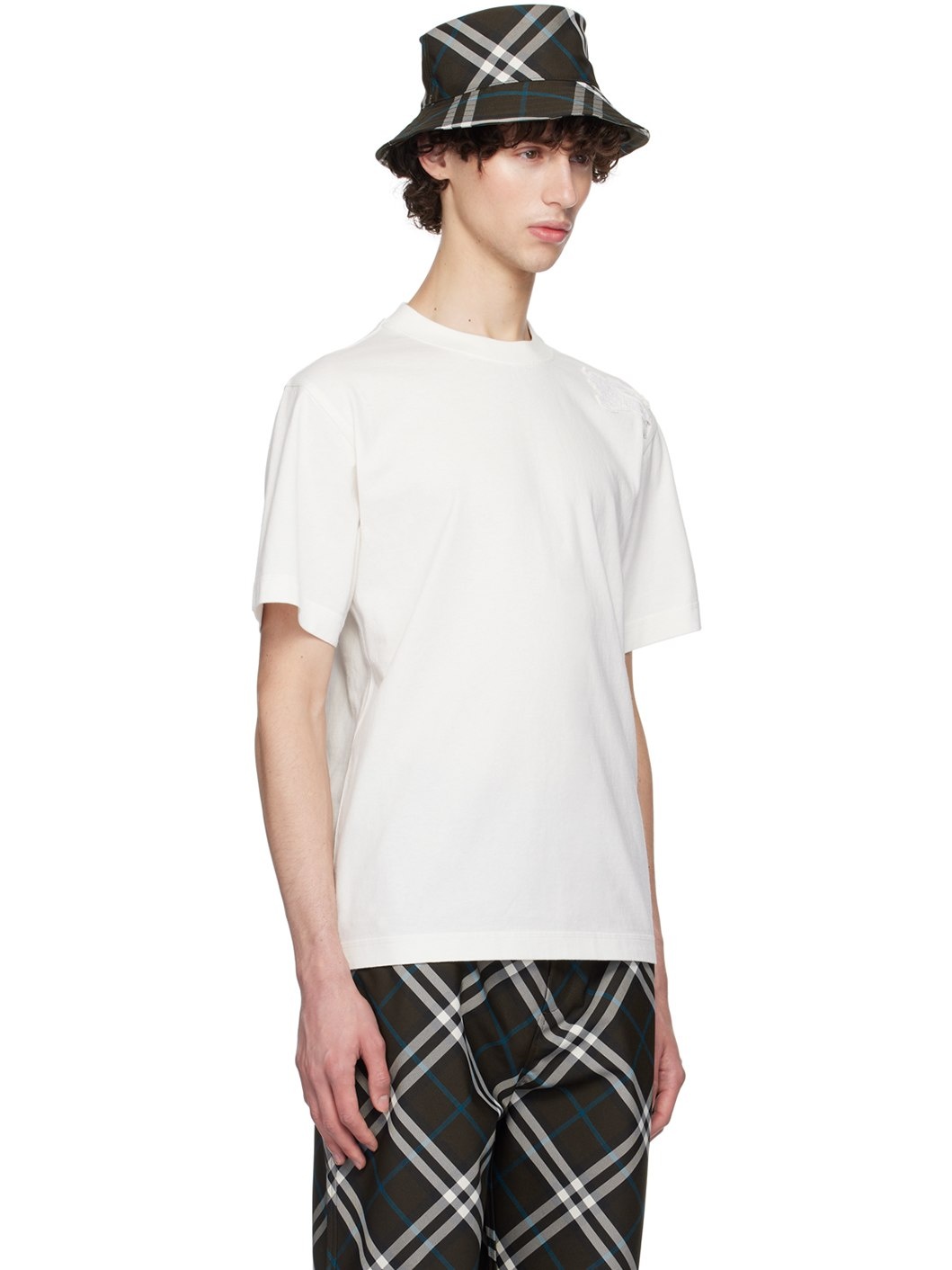 White Cotton T-Shirt - 2