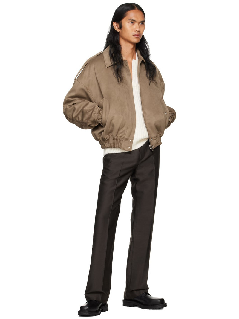 SYSTEM Off-White Structured Collar Sweater outlook